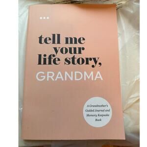 Tell Me Your Life Story, Grandma — Guided Journal & Keepsake Book (NEW)